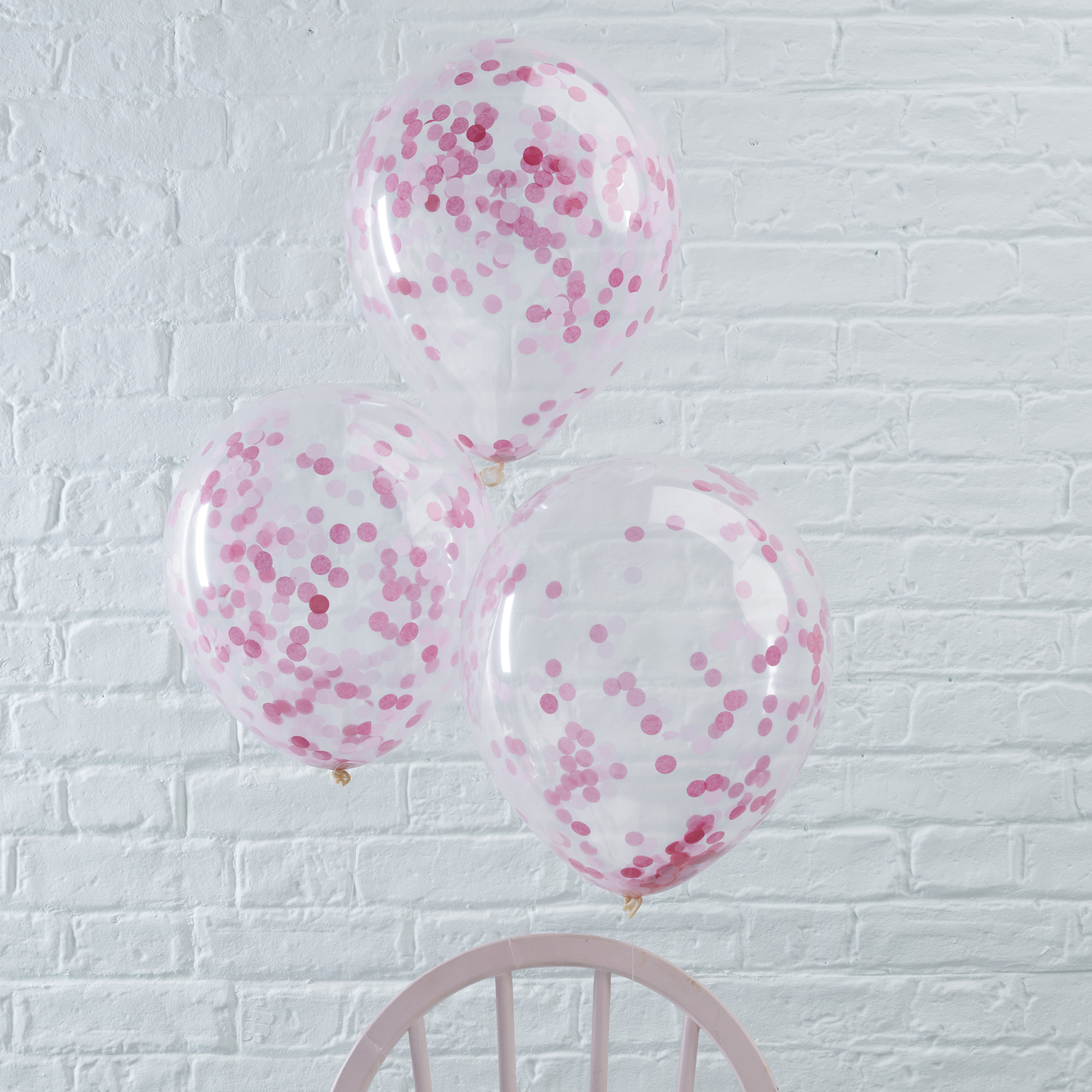 Pink Confetti Filled Party Balloons | Ginger Ray | Ginger Ray