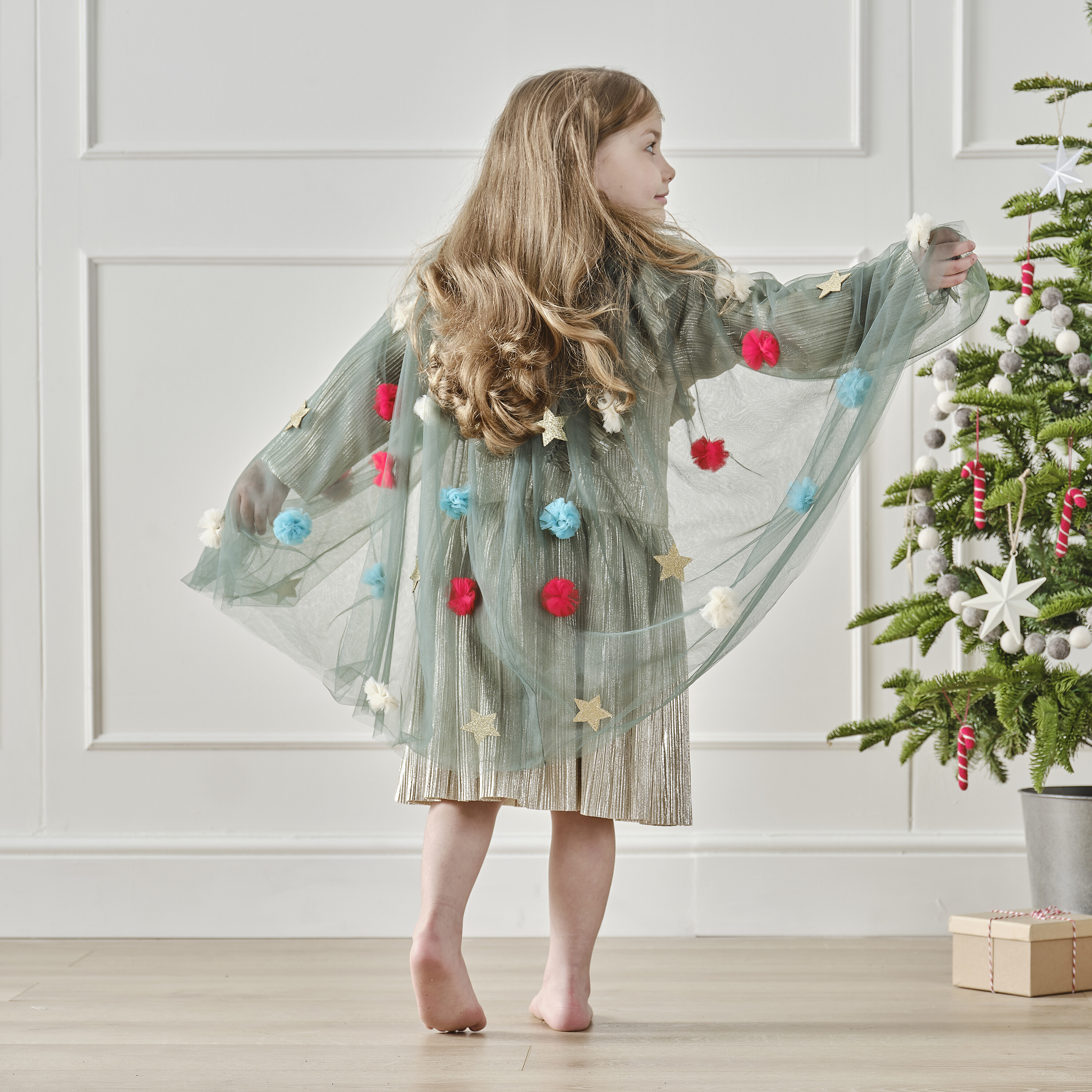 Christmas Cape - Xmas Tree Costume Cape | Ginger Ray